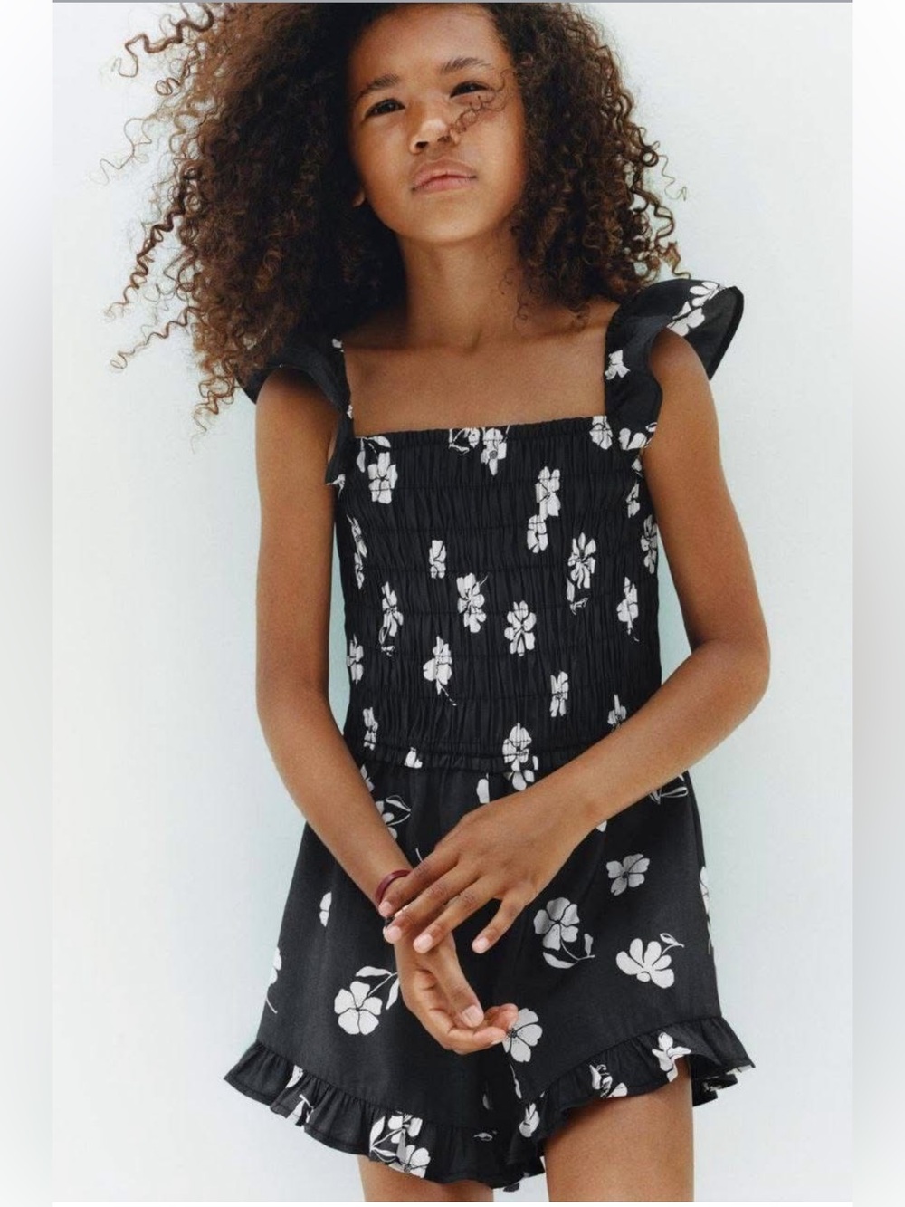 Zara Jumpsuit for girls black and white